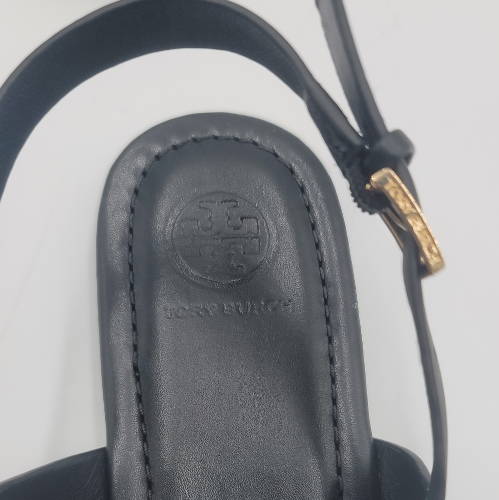 Tory Burch Claire Flat Thong (BLACK)Sandal - Picture 5 of 12